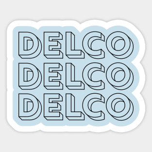 Delco Sticker